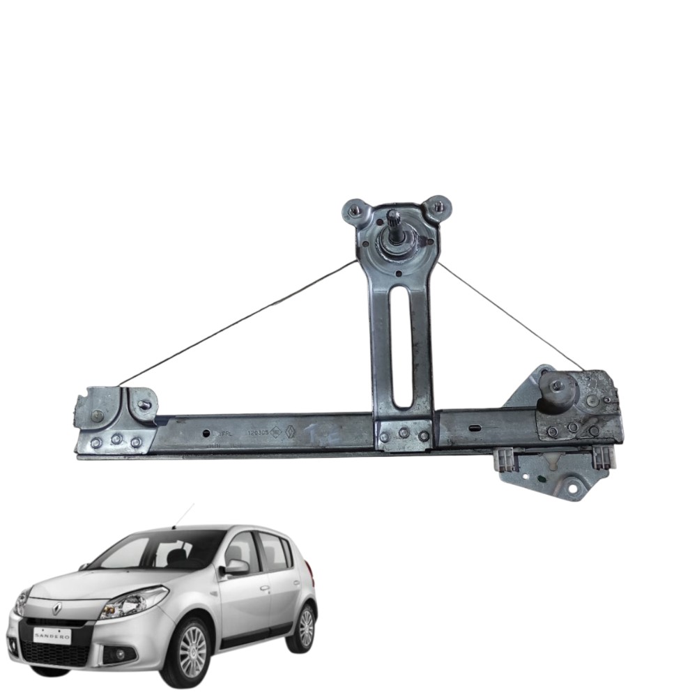 Máquina Vidro Traseiro Esquerdo Manual Renault Sandero 2014 Vidro Traseira Esquerda