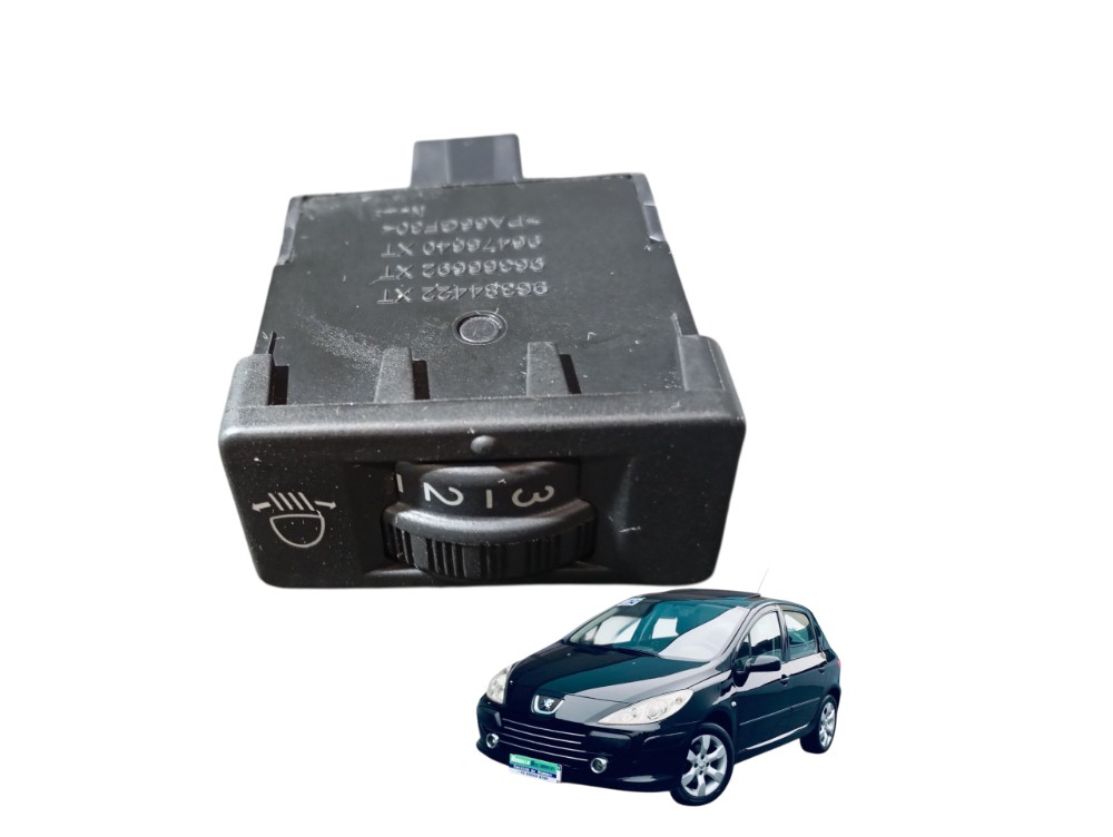 Botao Regulagem Farol Peugeot 307 1.6 2009 2010 Flex