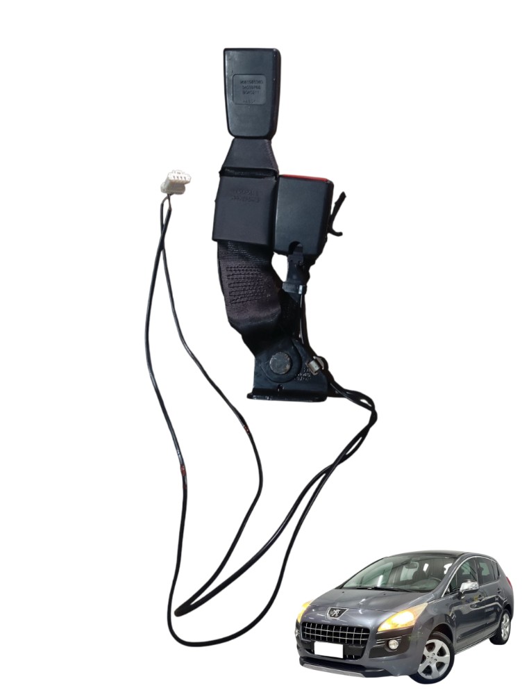 Engate cinto duplo traseiro Peugeot 3008 griffe thp 2011 1.6