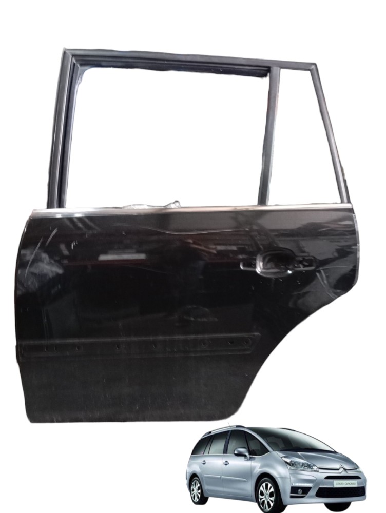 Porta Traseira Esquerdo Citroen Grand C4 Picasso 2009 Traseira Esquerdo Preto