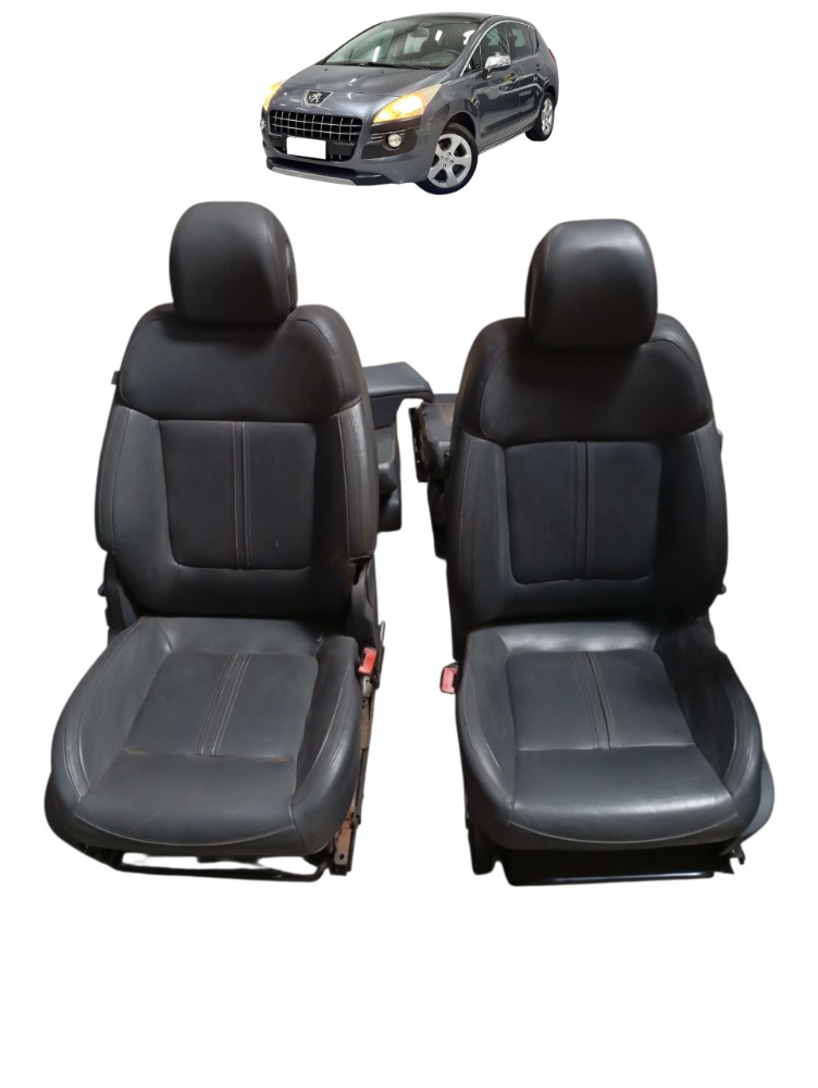 Jogo De Banco Peugeot 3008 Griffe Thp 2011 2012 Automático Preto De Bancos