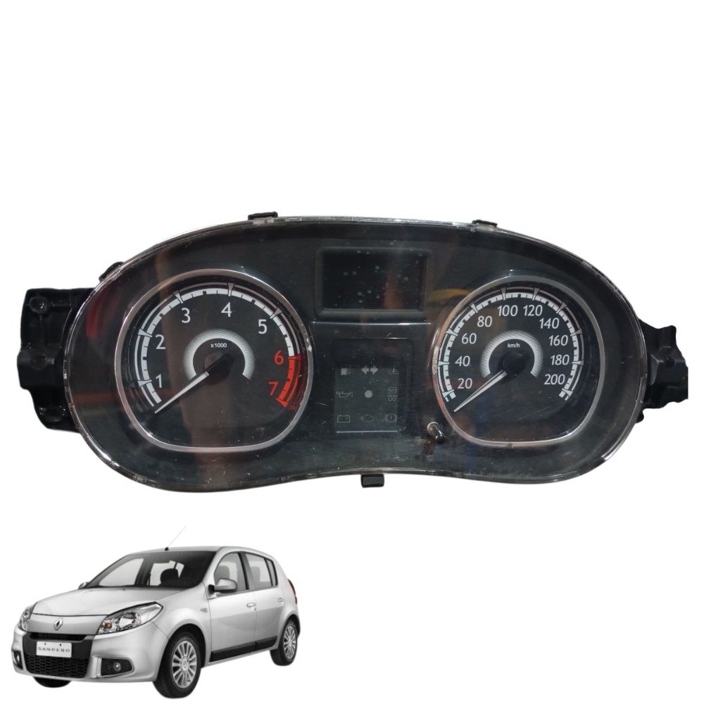 Painel De Instrumentos Renault Sandero Exp 1.6 8v 2013 2014 Preto