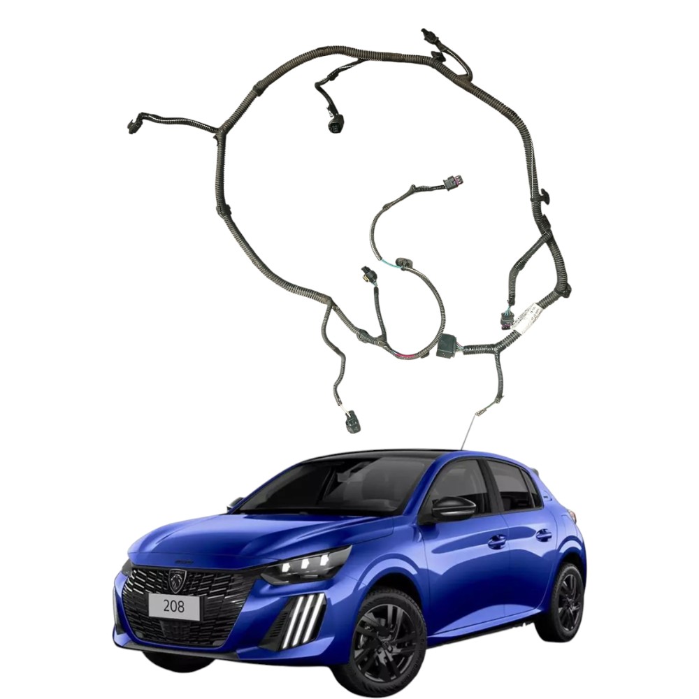 Chicote Parachoque Traseiro Peugeot 208 Style 2023 2024 1.0