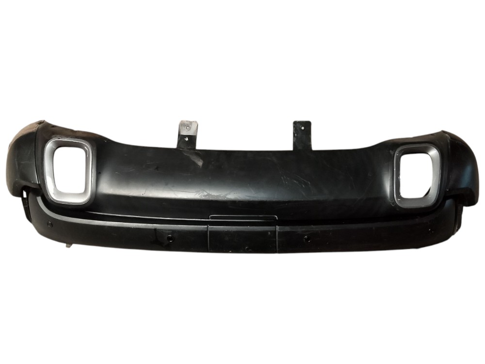 Spoiler Inferior Parachoque Traseiro Citroen C3 Aircross Preto