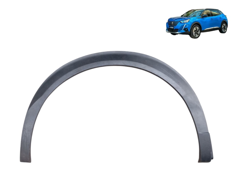 Moldura Paralama Traseiro Direito Peugeot 2008 2023 24 2025 Preto Fosco