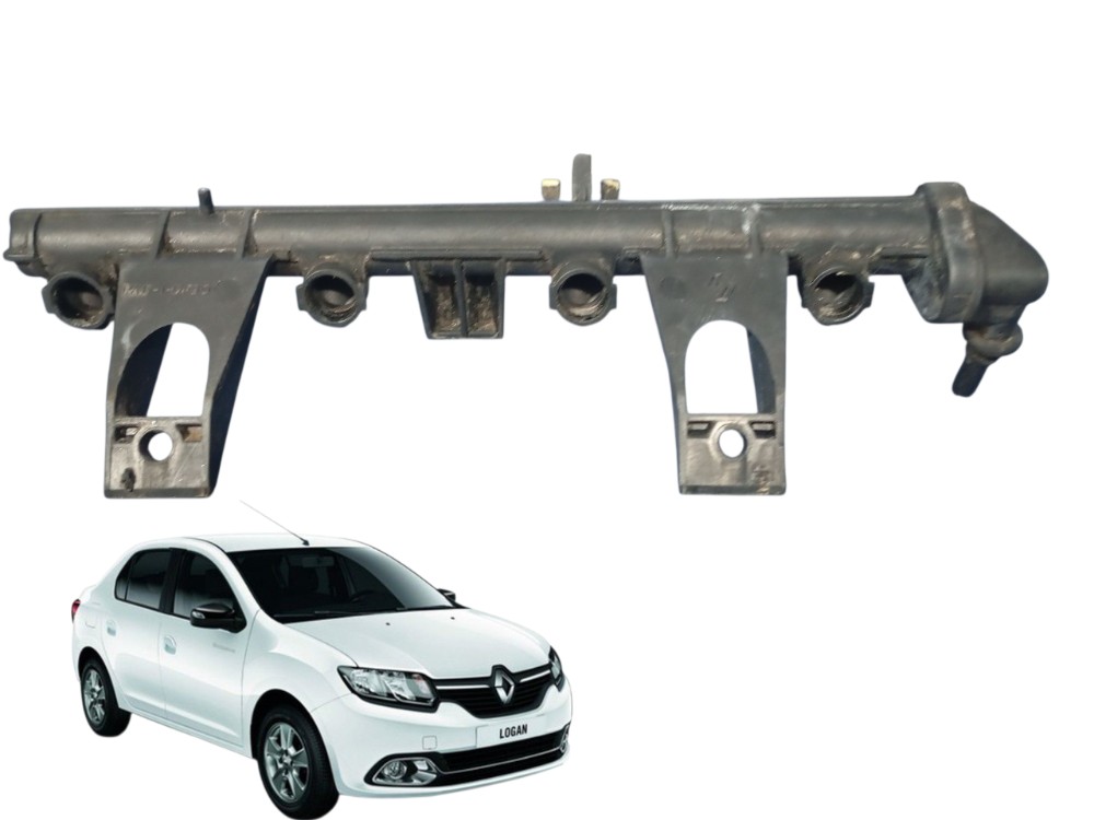Flauta bico injetor Renault Logan 1.6 2014 2015