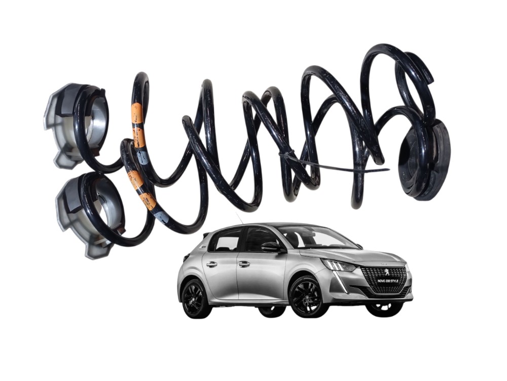 Par Molas Suspensao Dianteira Peugeot 208 1.0 Style 2023