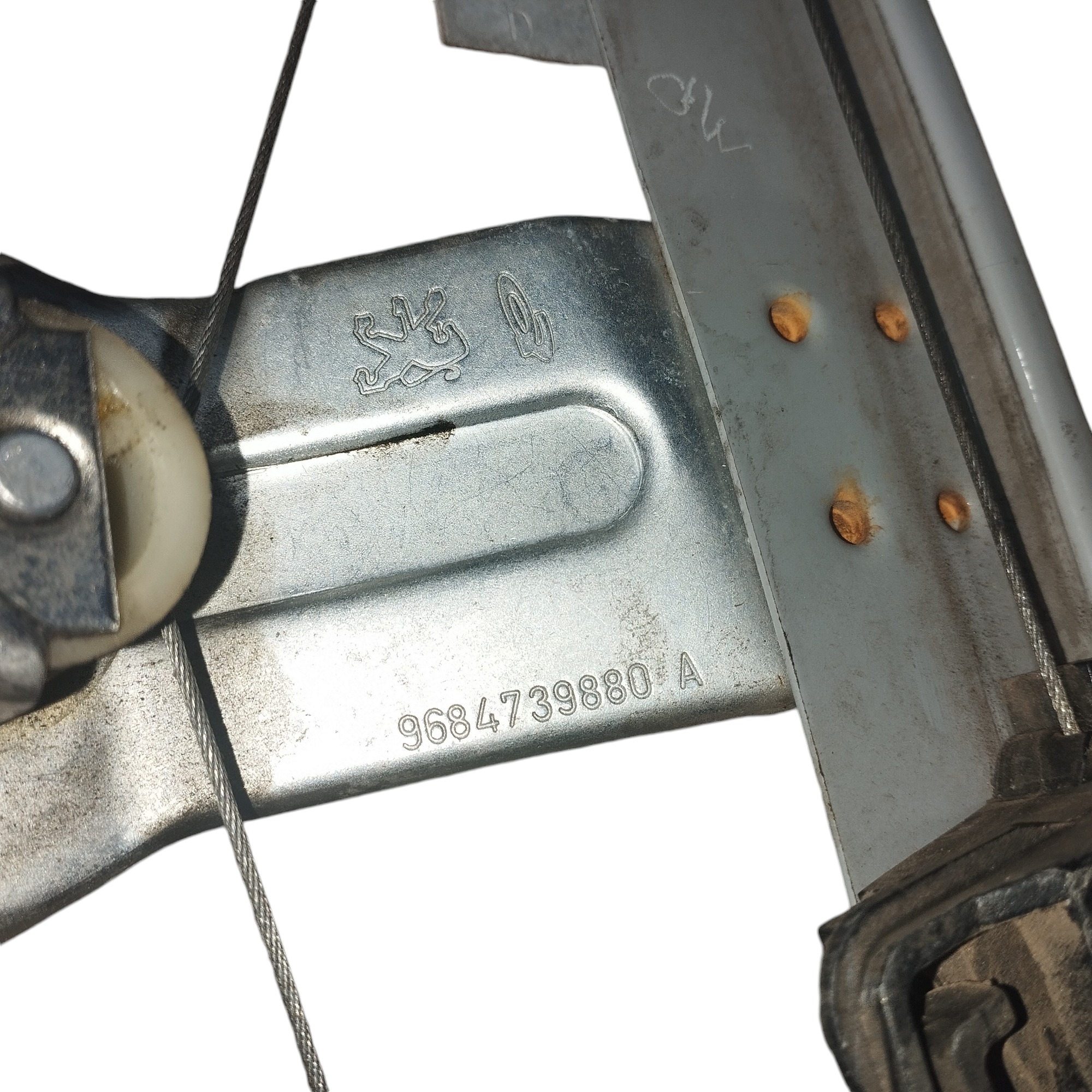 Máquina De Vidro Manual Traseira Direita Peugeot 206 2009 5