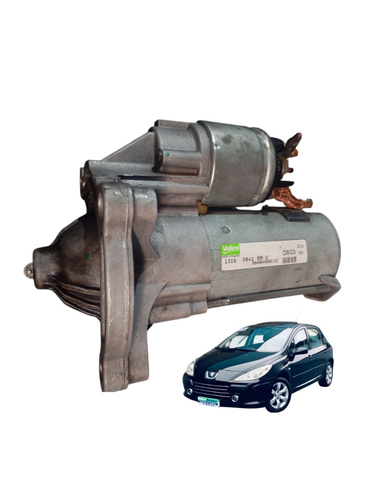 Motor Arranque Motor Partida Peugeot 307 1.6 2009 2010 Flex