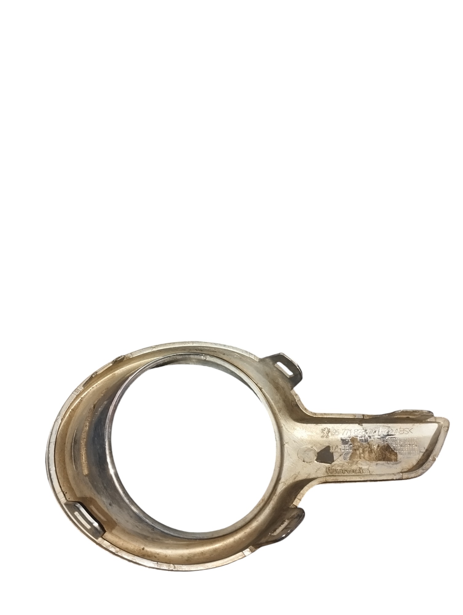 Moldura Acabamento Farol Milha Direito Peugeot 208 2016 Cromado Direito