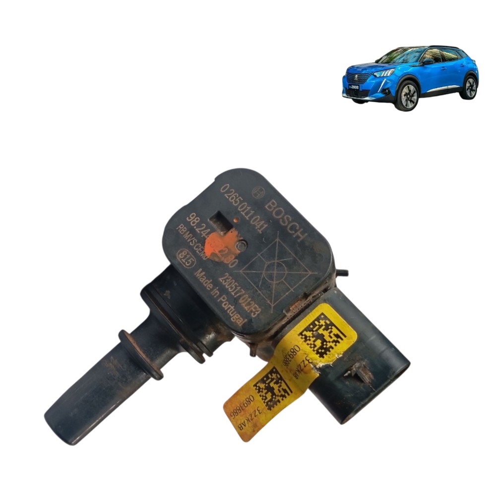 Sensor Pressão Peugeot 2008 Elétrico 2023 2024 2025.