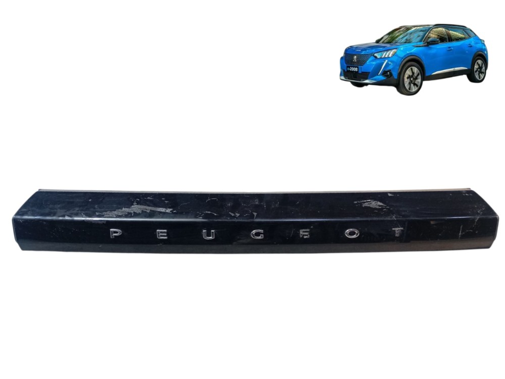 Friso Tampa Traseira Porta Malas Peugeot 2008 Elétrico 2023 Preto