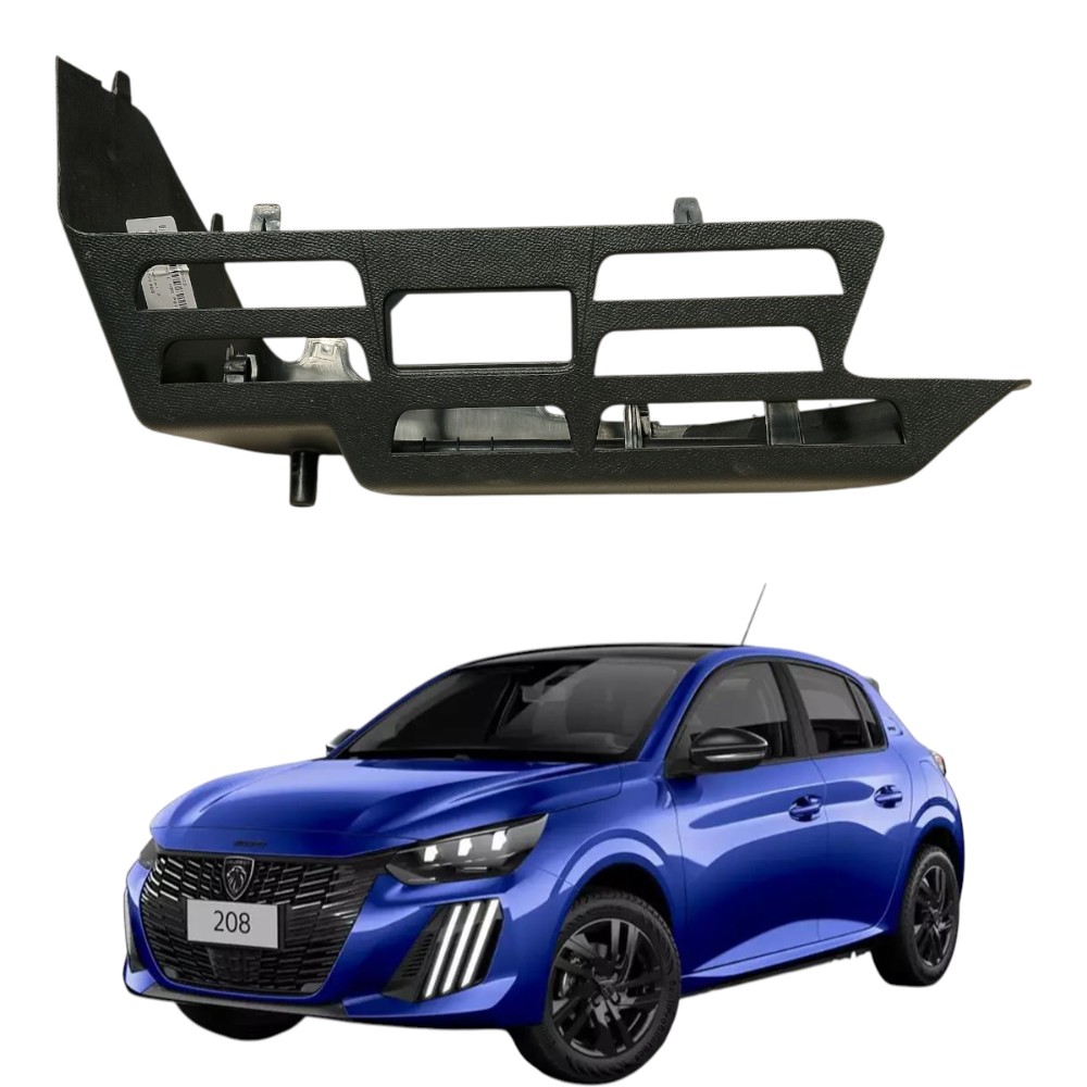 Suporte Bagagito Esquerdo Peugeot 208 Style 2023 2024 1.0 Preto
