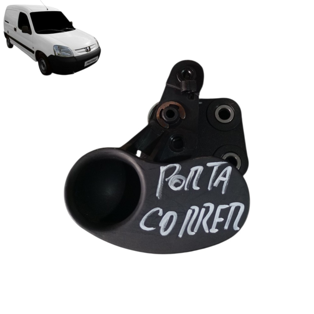 Maçaneta Interna Porta Correr Peugeot Partner Furgão 2021 Preto Dianteira Interna Porta Correr