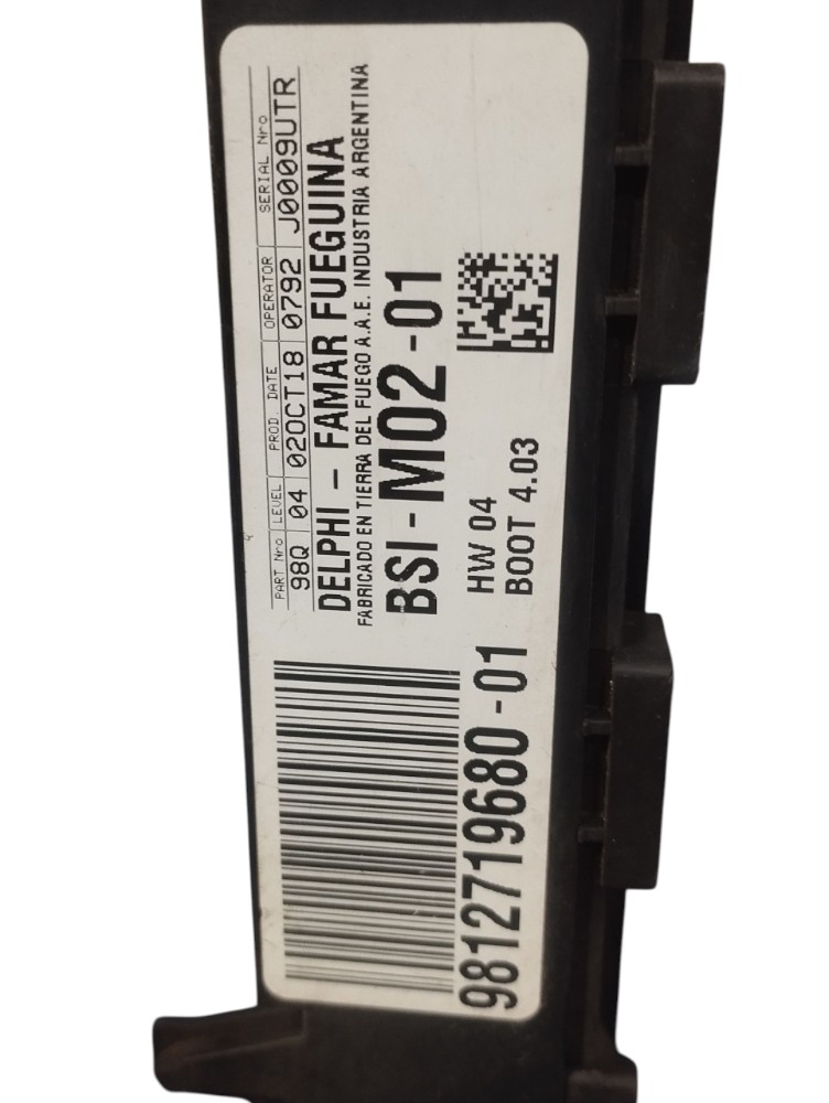 Módulo Bsi Peugeot 207 2010 2011 2012 2013