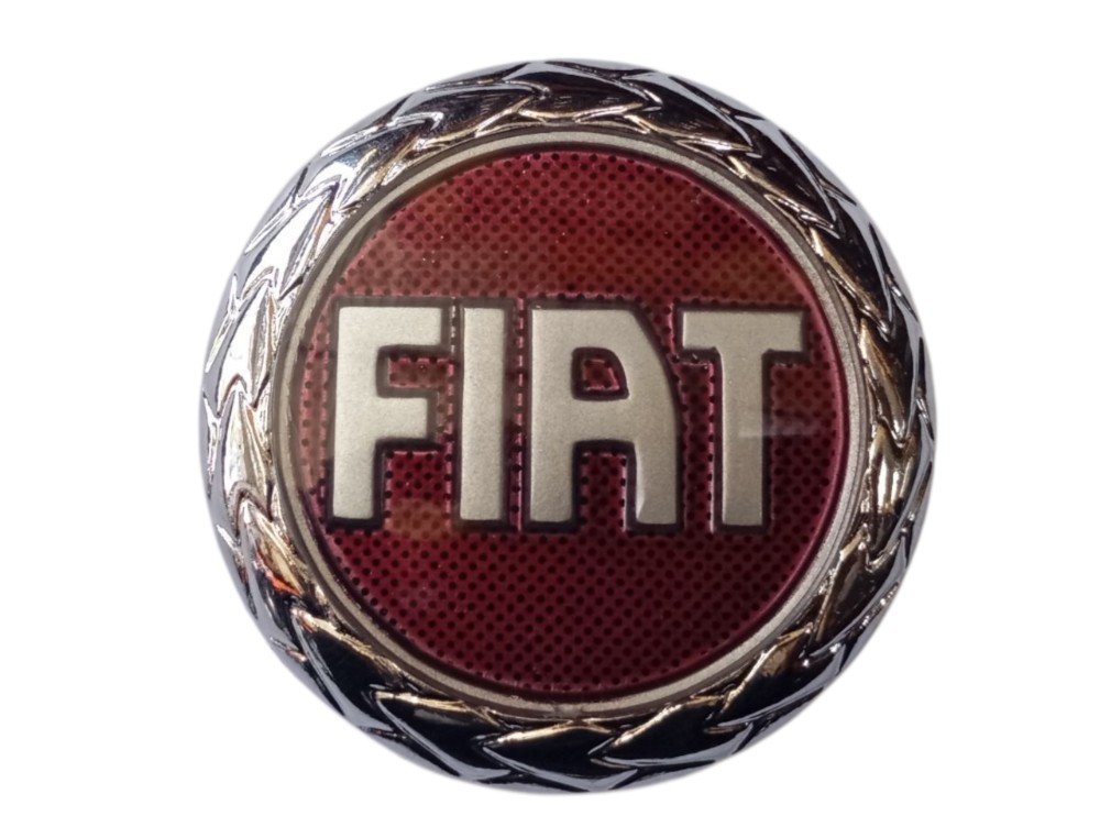 Emblema Logo Grade Fiat Uno Fire 2004 2007 Vermelho