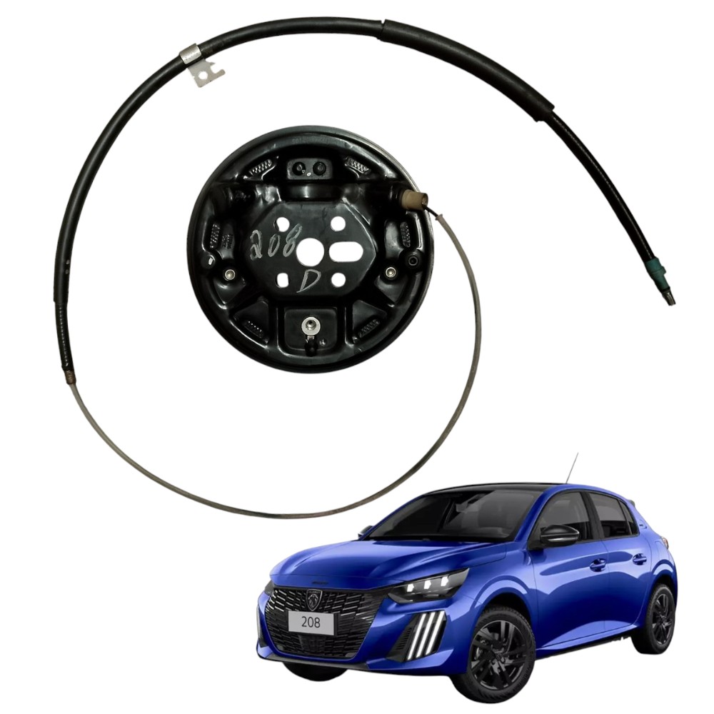 Sistema de freio direito peugeot 208 style 2023 2024 1.0