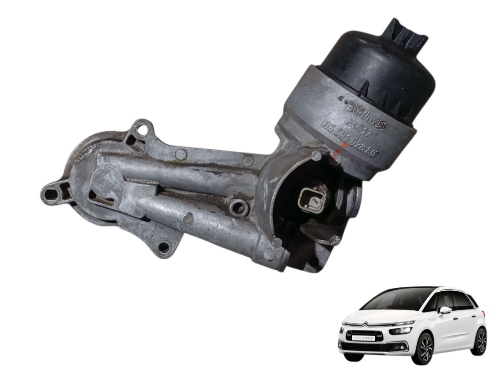 Suporte Filtro Óleo Citroen C4 Picasso 2.0 2008 2009