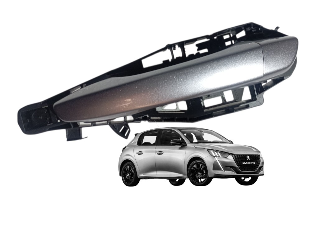 Maçaneta Externa Traseira Esquerda Peugeot 208 1.0 Style Traseira
