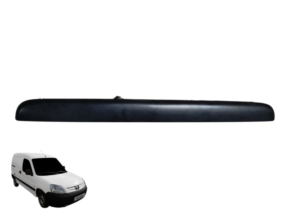 Suporte Luz Placa Peugeot Partner Furgão 2021 2022 Preto