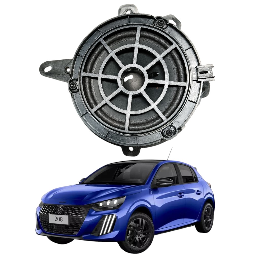 Alto Falante Dianteiro Direito Peugeot 208 Style 2023 2024 Preto