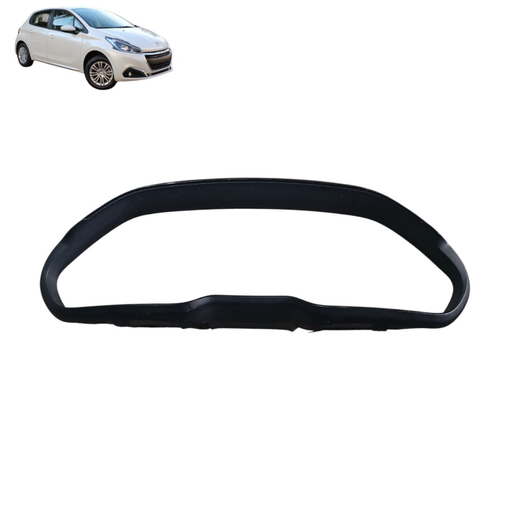 Moldura Painel De Instrumentos Peugeot 208 Allure 2017 2018 Preto