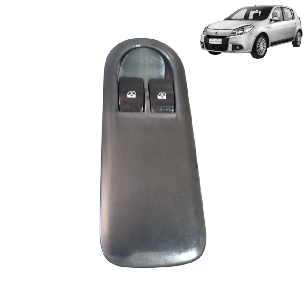 Botão Comando Vidro Esquerdo Renault Sandero 2013 2014 Vidros Dianteiro