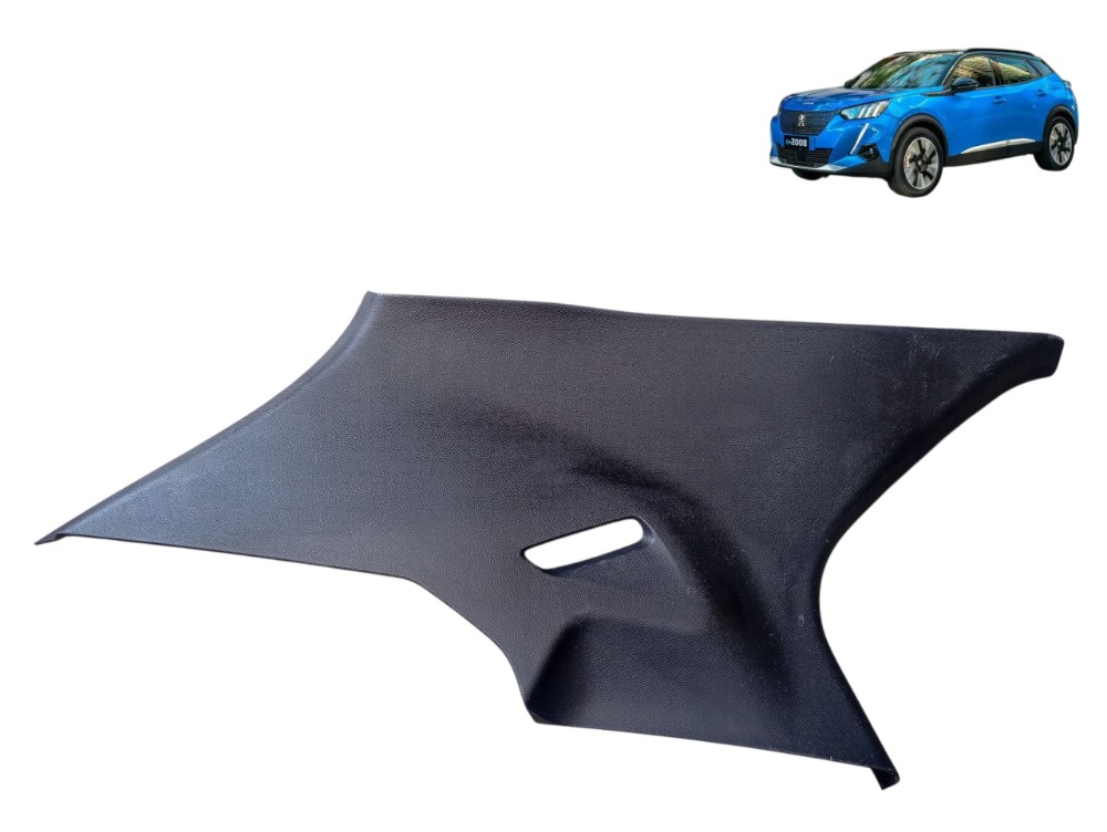 Moldura Poste Traseiro Superior Esque Peugeot 2008 2023 2025 Preto