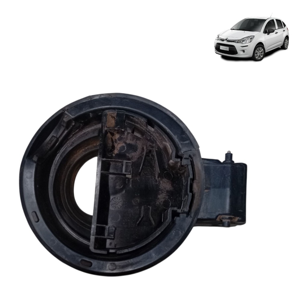 Base Portinhola Tanque Combustivel Citroen C3 1.6 2016 2017 Preto 2016