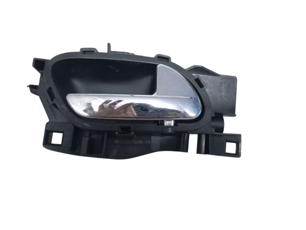 Macaneta Interna Dianteira Direita Citroen C3 2013 2014 2015 Preto Dianteira