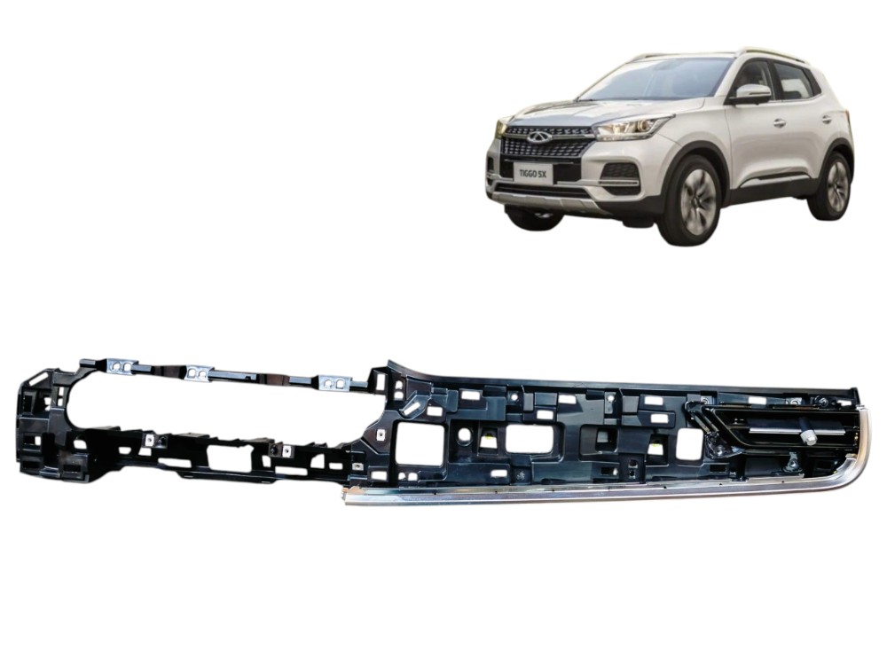 Moldura Frontal Painel Chery Tiggo 5x 1.5 2021 2022 Preto