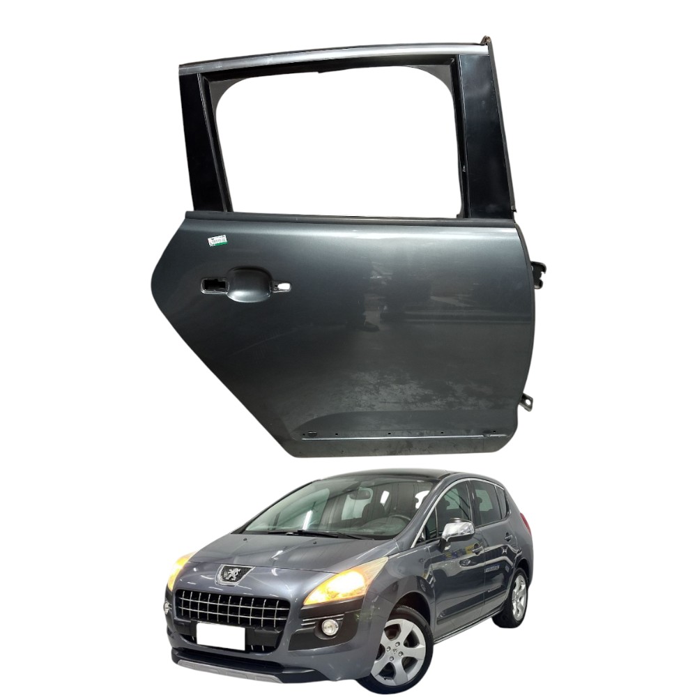 Porta Dianteira Direita Peugeot 3008 Griffe Thp 2011 2012 Dianteira Direito Cinza-escuro