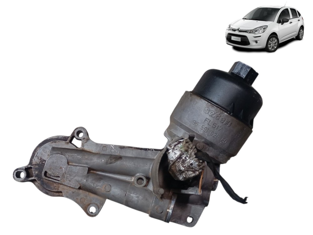 Suporte Filtro Oleo Citroën C3 1.6 16v 2016 2017
