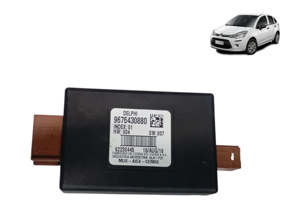 Modulo Alarme Central Citroen C3 1.6 16v 2016 2017