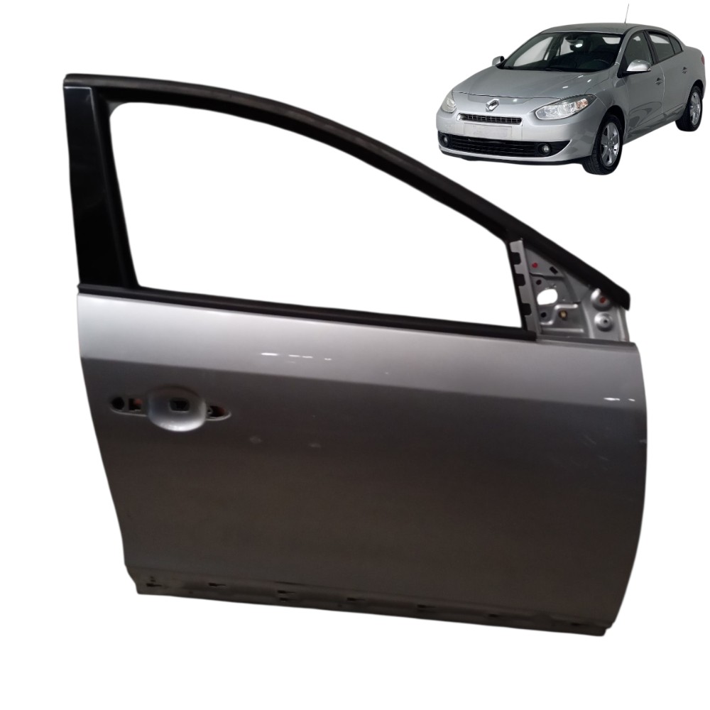 Porta Dianteira Direita Renault Fluence Dynamique 2013 2.0 Dianteira Direita Cinza Dianteira Direita