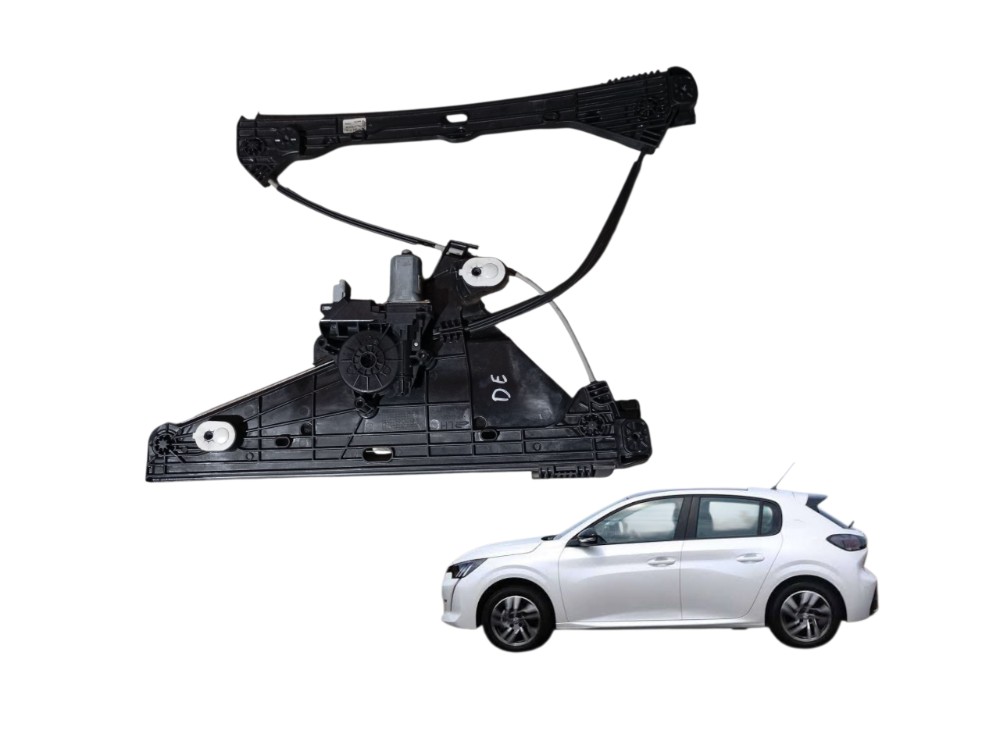 Máquina Vidro Dianteiro Esquerda Peugeot 208 Griffe 1.6 2021