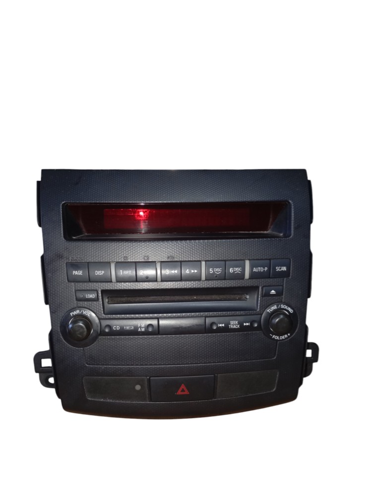 Painel Comando Som Radio Mitsubishi Outlander 2.0 2012 2013