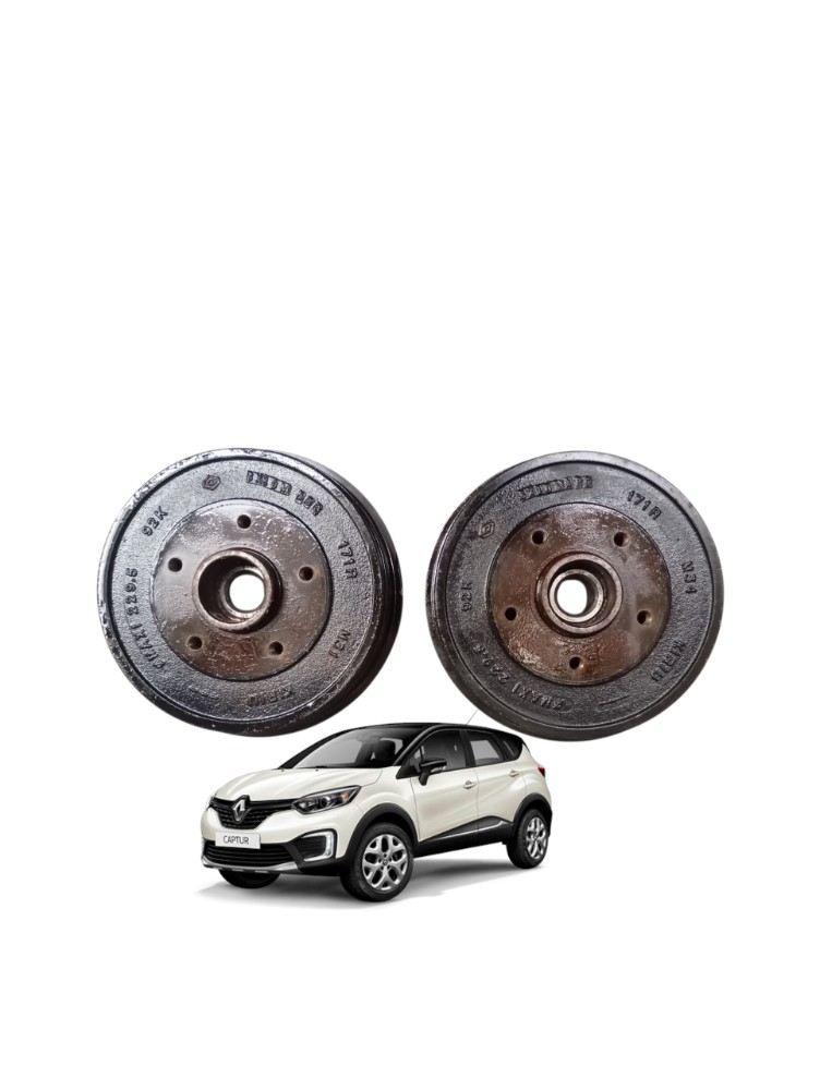 Par Tambores Freio Traseiro Renault Captur 2.0 2017 2018