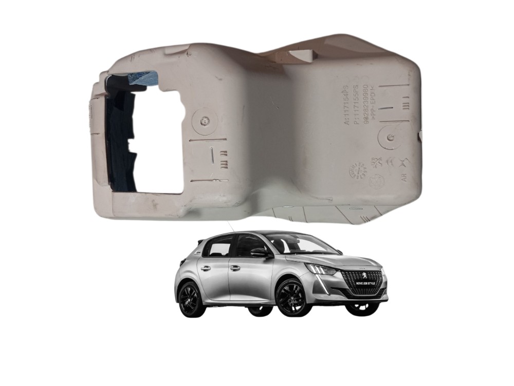 Moldura Capa Alavanca Trambulador Peugeot 208 1.0 Style 2023