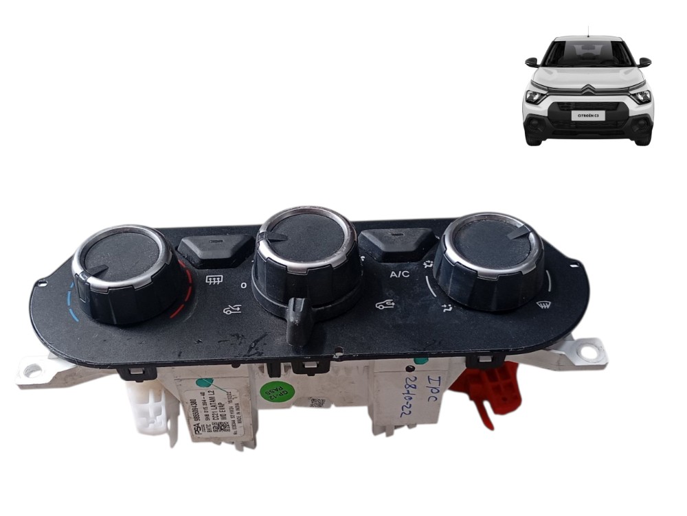Painel Comando Ar Condicionado Citroën C3 1.0 Live 2023 2023