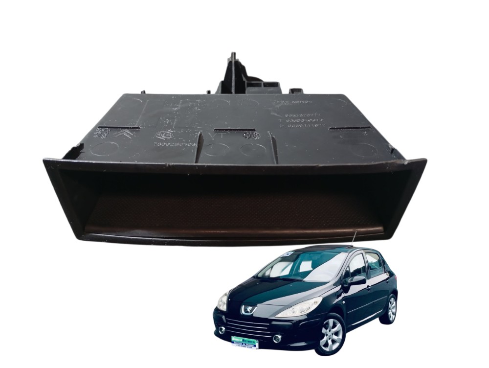 Porta Objeto Moldura Peugeot 307 1.6 2009 2010 Flex Preto