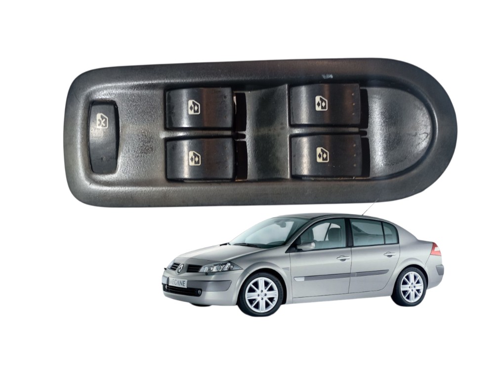 Comando Vidro Eletrico Dianteiro Esquerdo Renault Megane