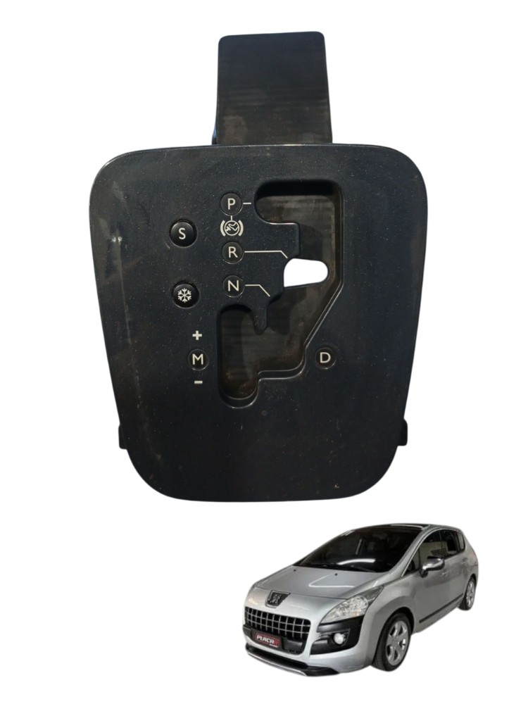 Moldura seletora marcha Peugeot 3008 griffe thp 1.6 2011