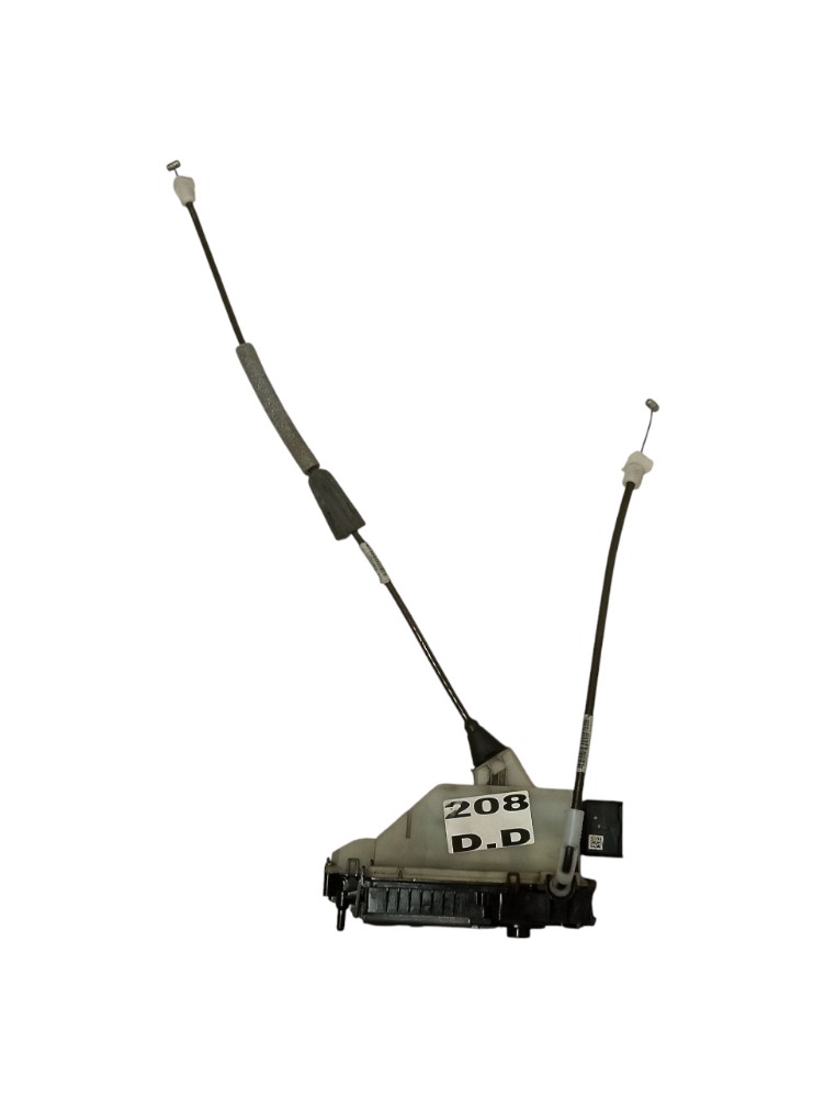 Fechadura eletrica dianteira direita peugeot 208 2015 2018