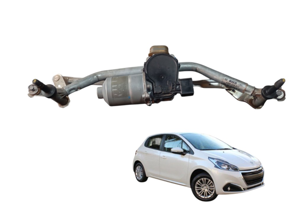 Motor Limpador Parabrisa Peugeot 208 Allure 1.6 2016 1017