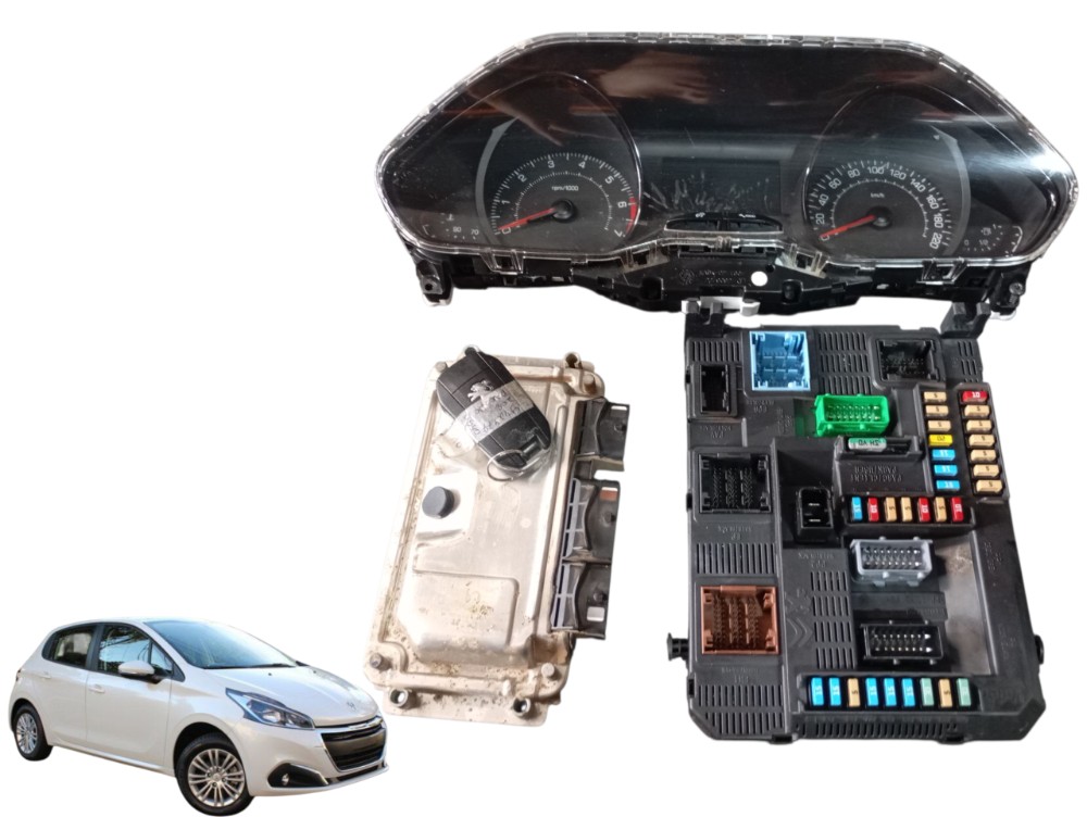 Kit Code Central Injeção Peugeot 208 1.6 2016 Automático