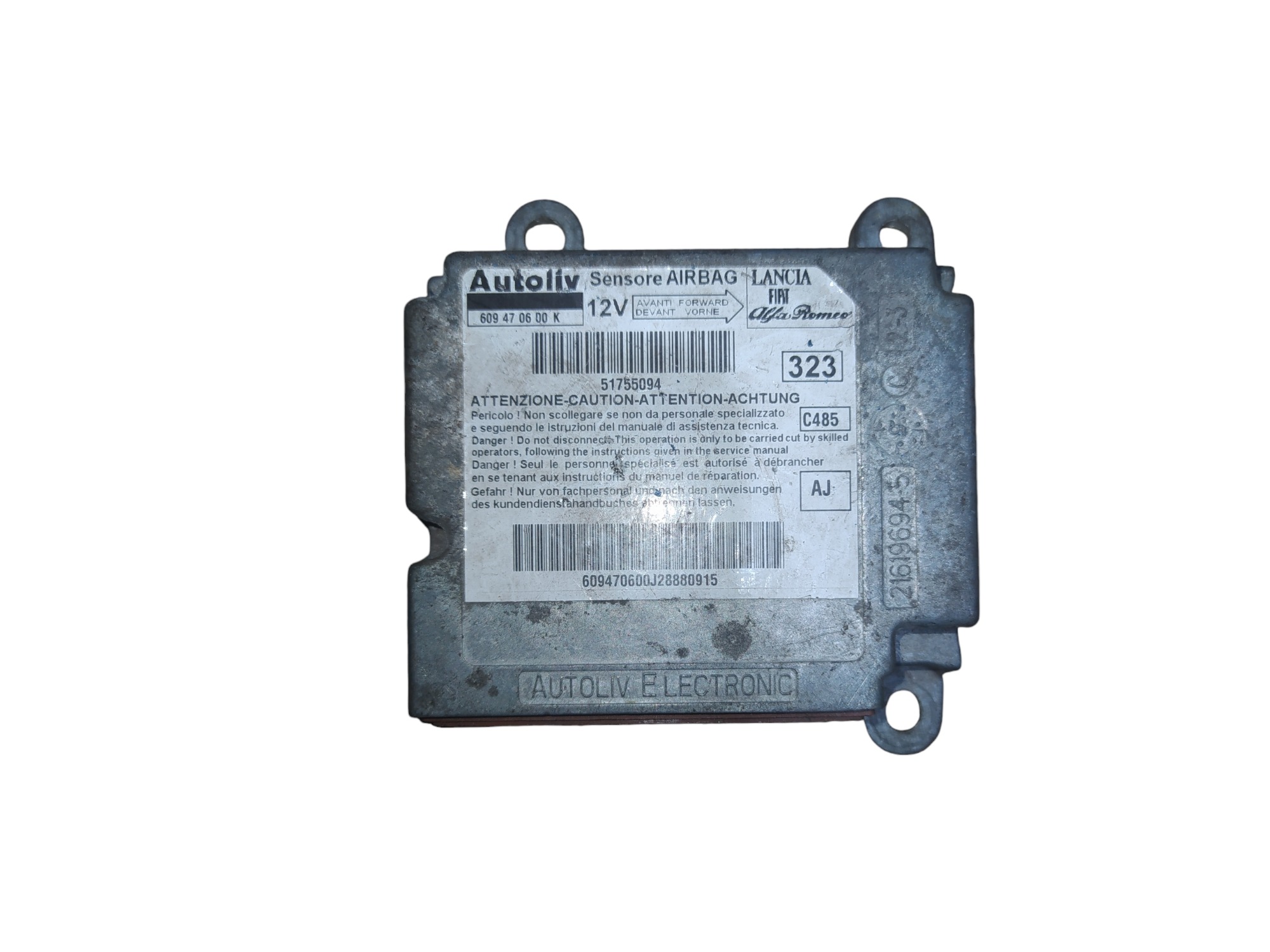 Modulo Airbag Fiat Linea 1.9 2009 1