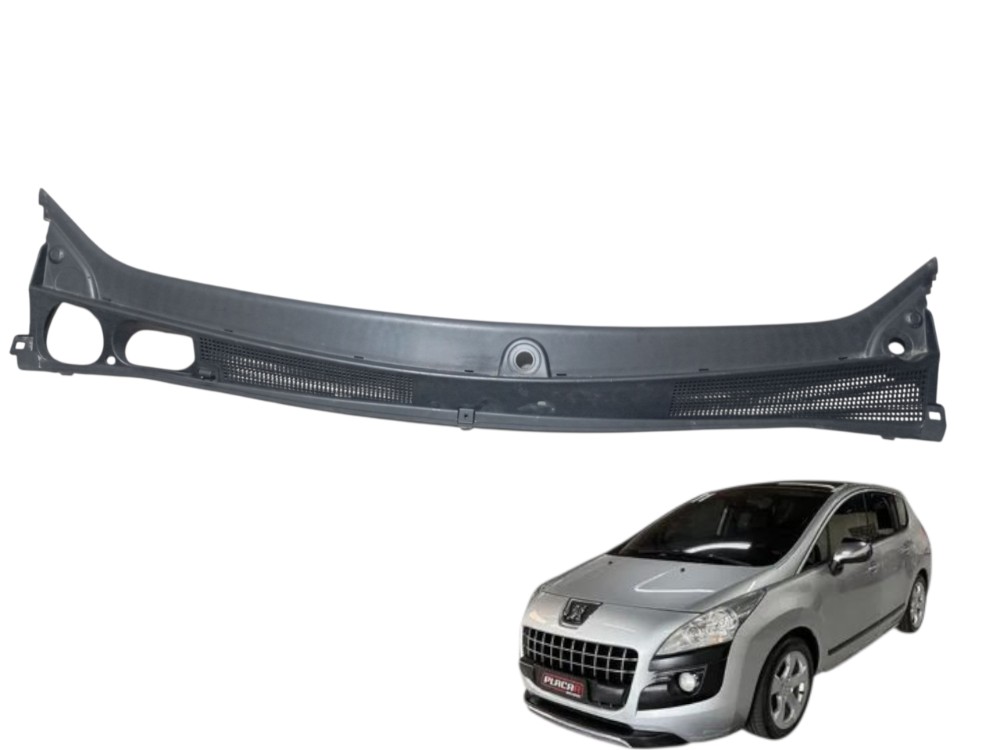Grade Churrasqueira Parabrisa Renault Logan 2014 2015 Preto