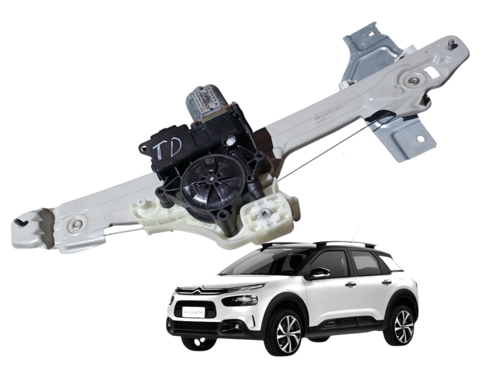 Maquina Motor Vidro Traseiro Direito Citroen Cactus 1.6 2021 2022