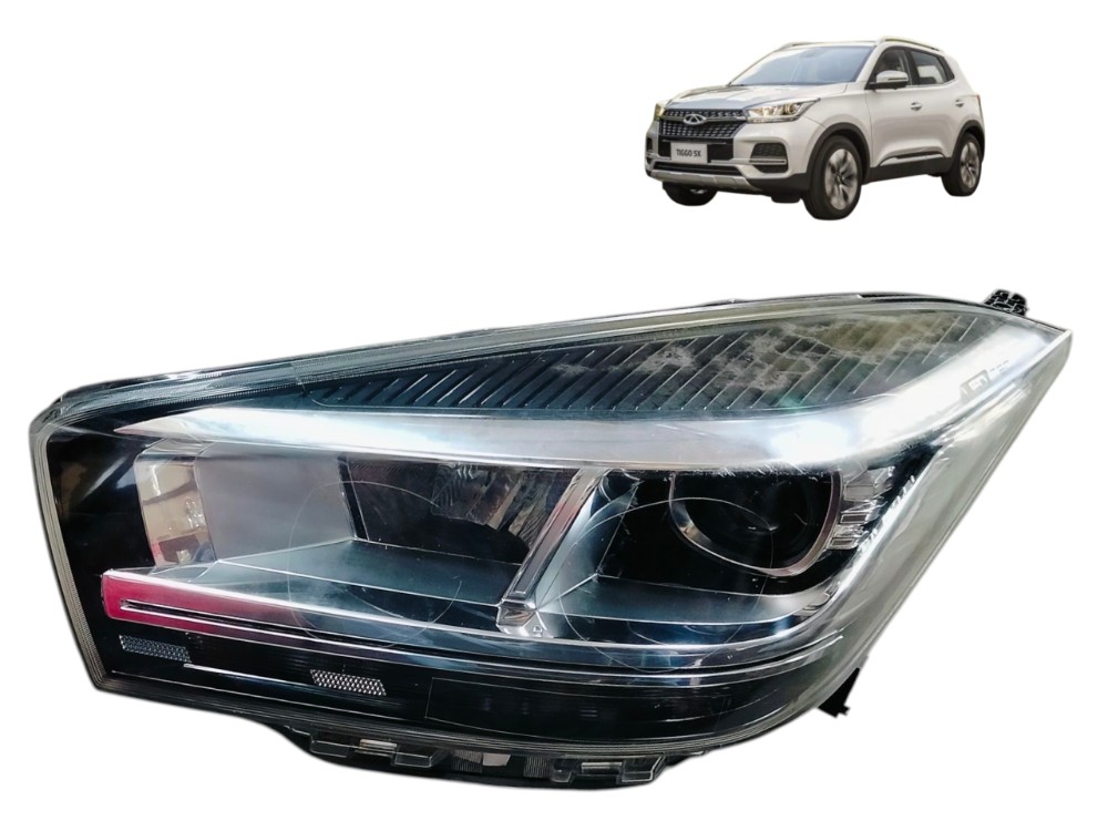 Farol Dianteiro Esquerdo Led Chery Tiggo 5x 1.5 2022 2023 Esquerdo/motorista